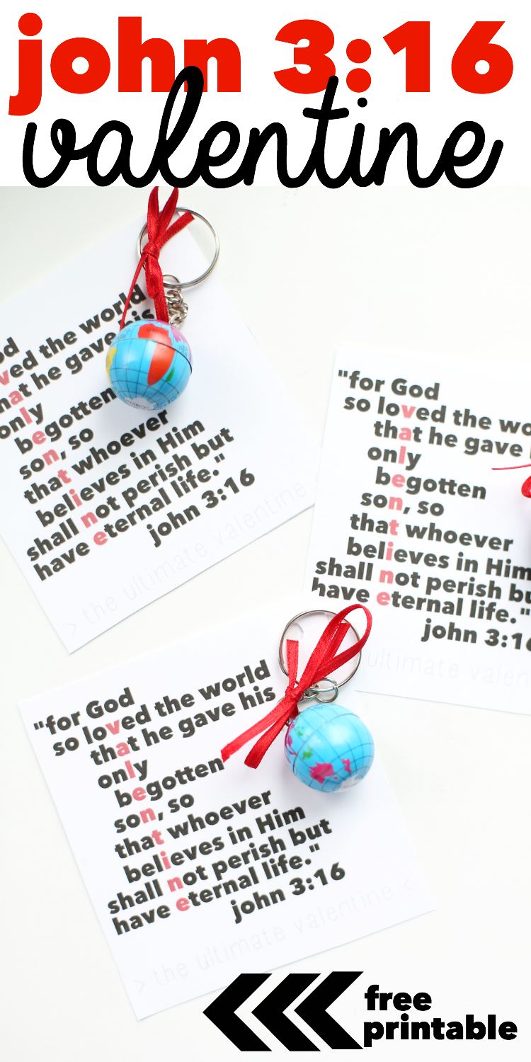 john 3:16 valentine (free printable)